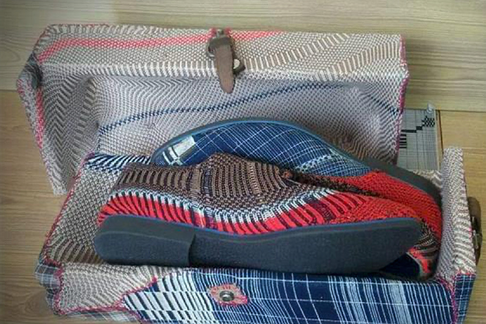 Textilemann SUZUKI Shoe - Reimagined Patchwork Leather Oxfords - Image 2