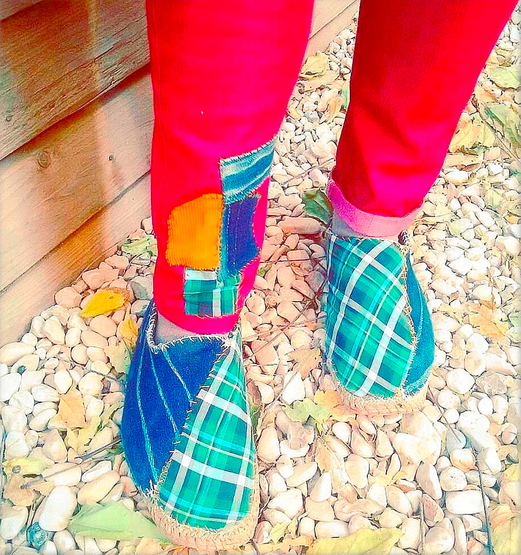 Hybrid - Textilemann Reimagined Patchwork Sneakers