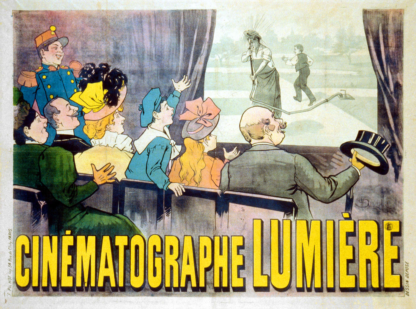 History of film and cinema from Lumiere in Europe to Edison in the USA