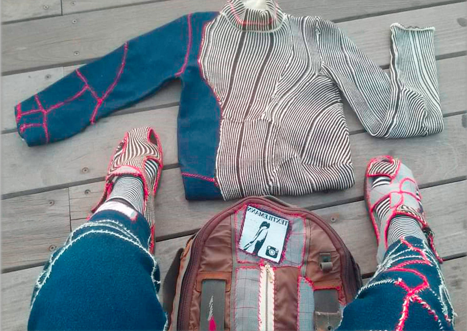 The One - Textilemann Upcycled Patchwork Sandals