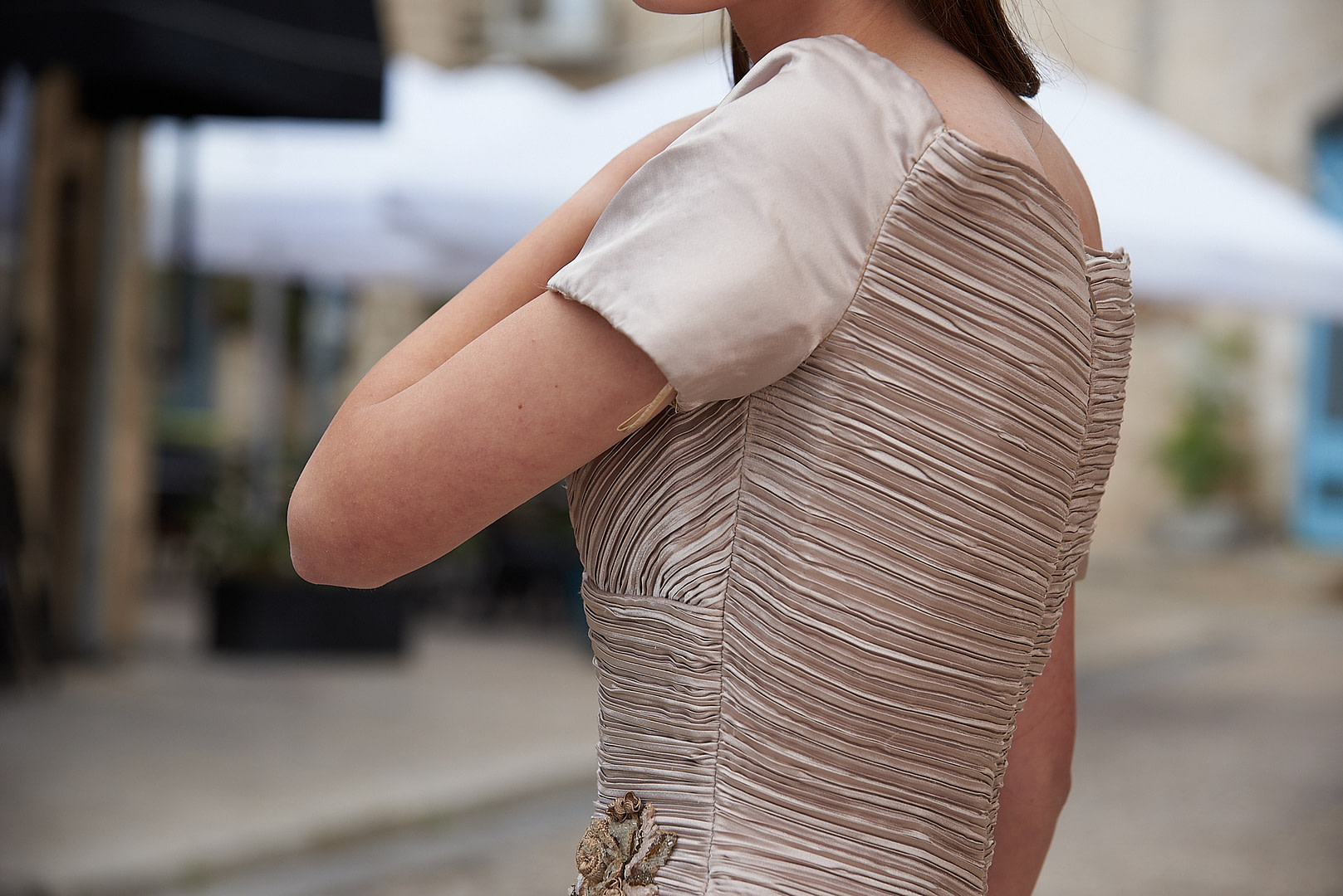 Exclusive George F. Couture Cocktail Party Dress - Image 3