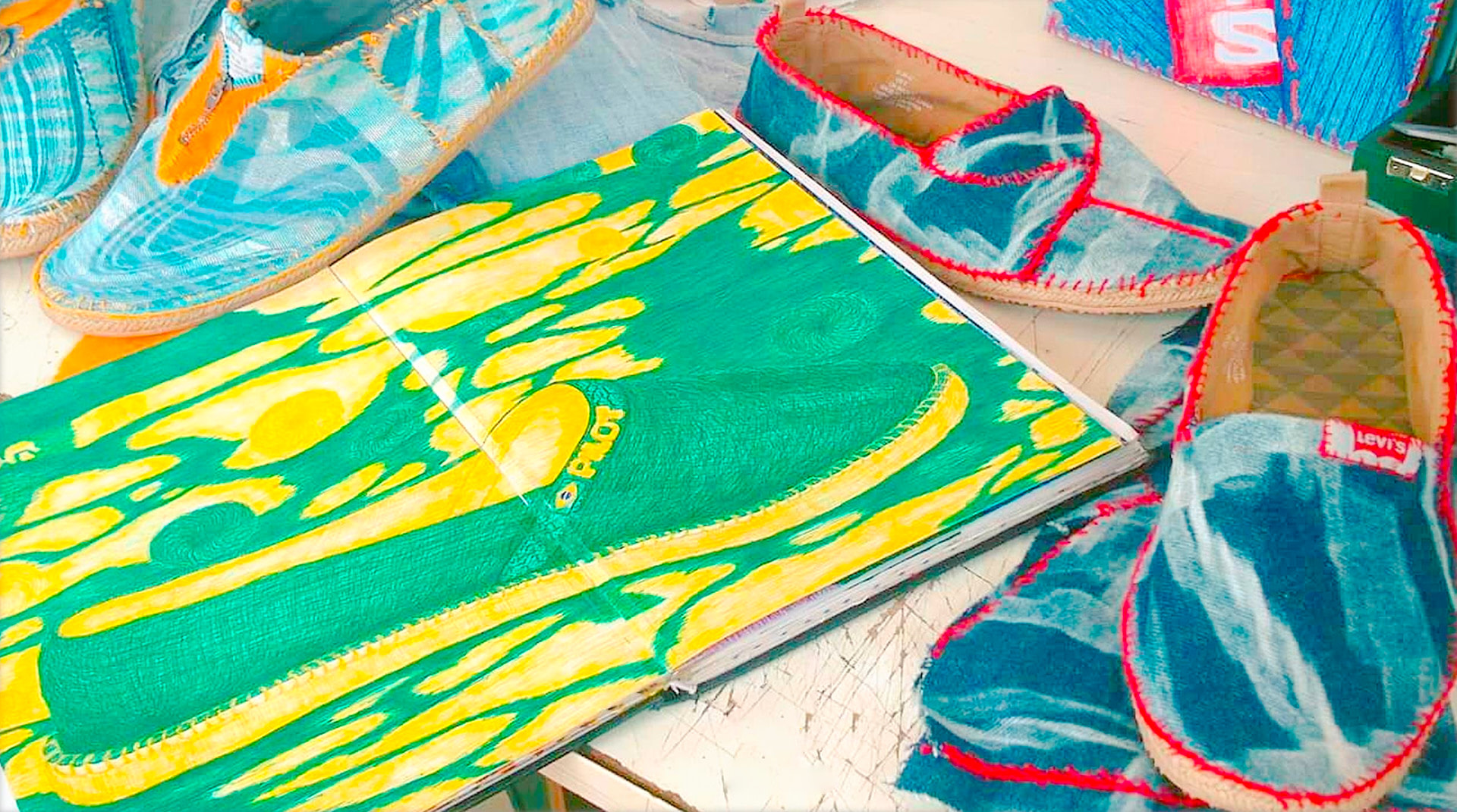 Pilot - Textilemann Reimagined Patchwork Sneakers