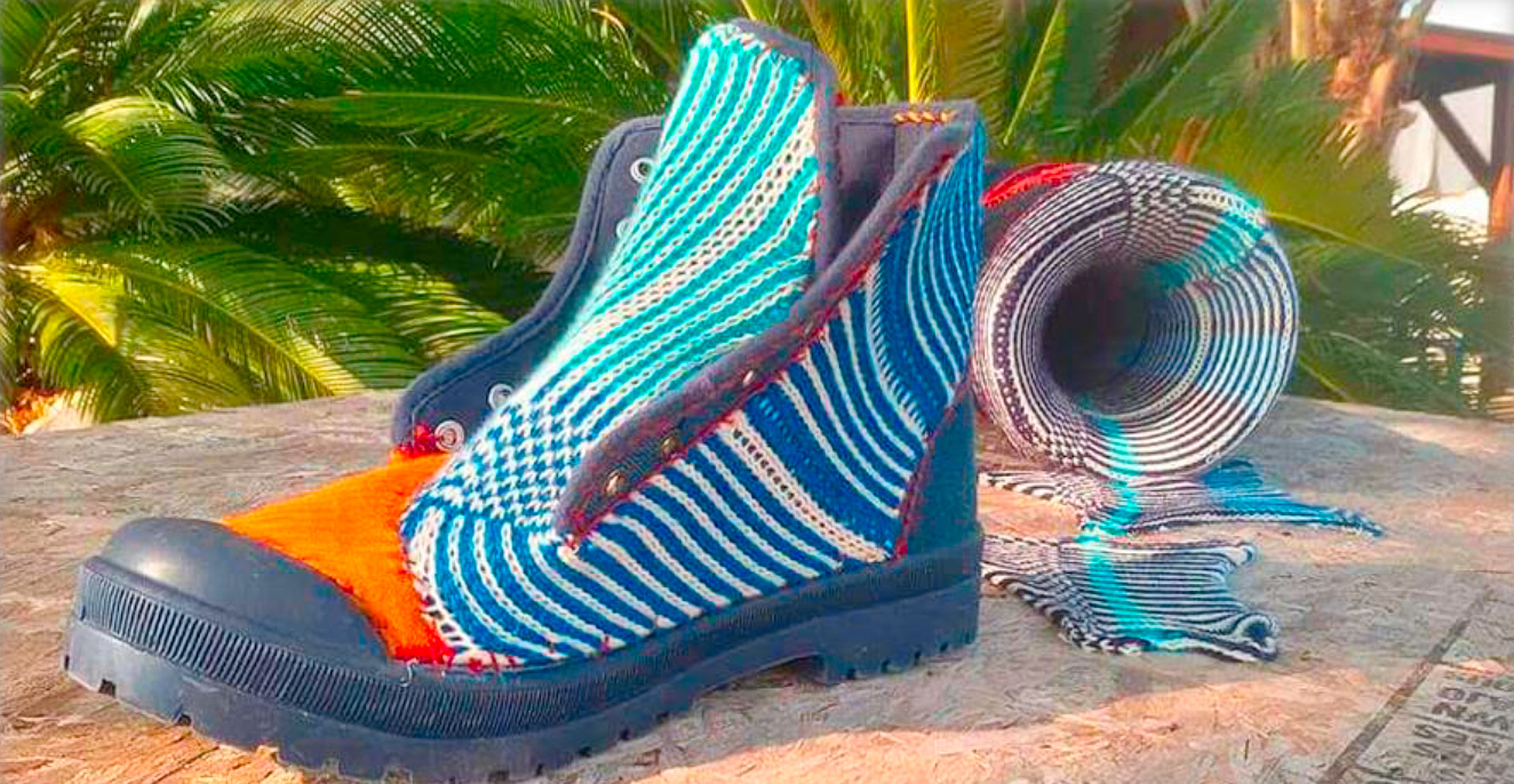 Jeans Deploy - Textilemann Upcycled Palladium Boots