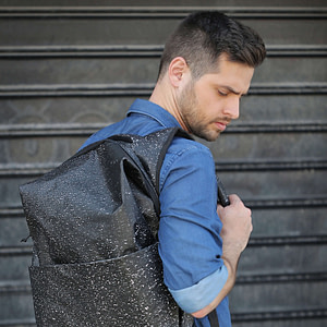 Blacky Night RE-Bubbles Bag