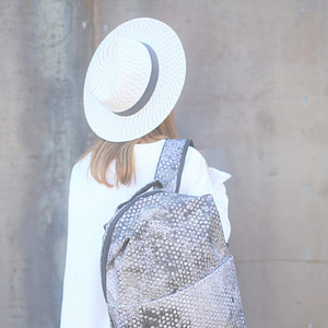 Light Grey RE-Bubbles Backpack