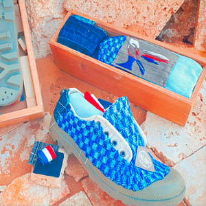 Under Construction - Textilemann Upcycled Palladium Boots