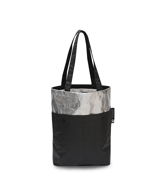 Black & Silver RE-Mixed Tote Bag