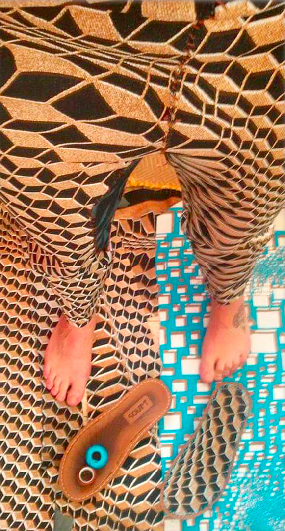 I Bring You Nature - Textilemann Upcycled Patchwork Sandals - Image 2