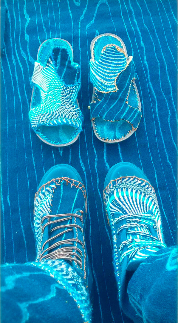 Endless Shades of Jeans - Textilemann Upcycled Palladium Boots - Image 2