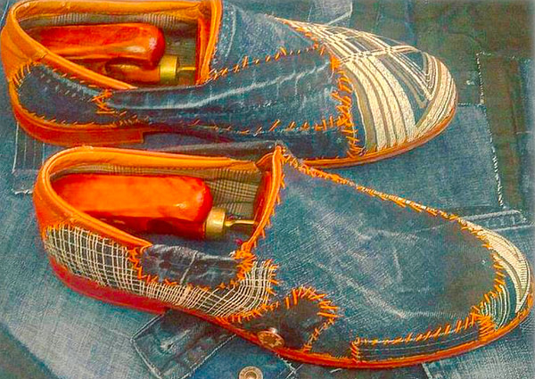Textilemann SUZUKI GEOMETRY - Reimagined Patchwork Leather Oxfords - Image 3
