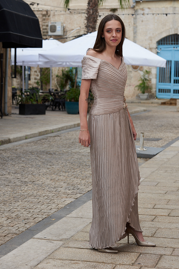 Exclusive George F. Couture Cocktail Party Dress - Image 9
