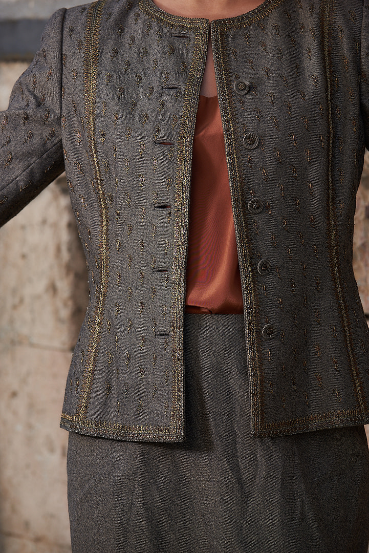 Skirt Suit by Oscar de la Renta