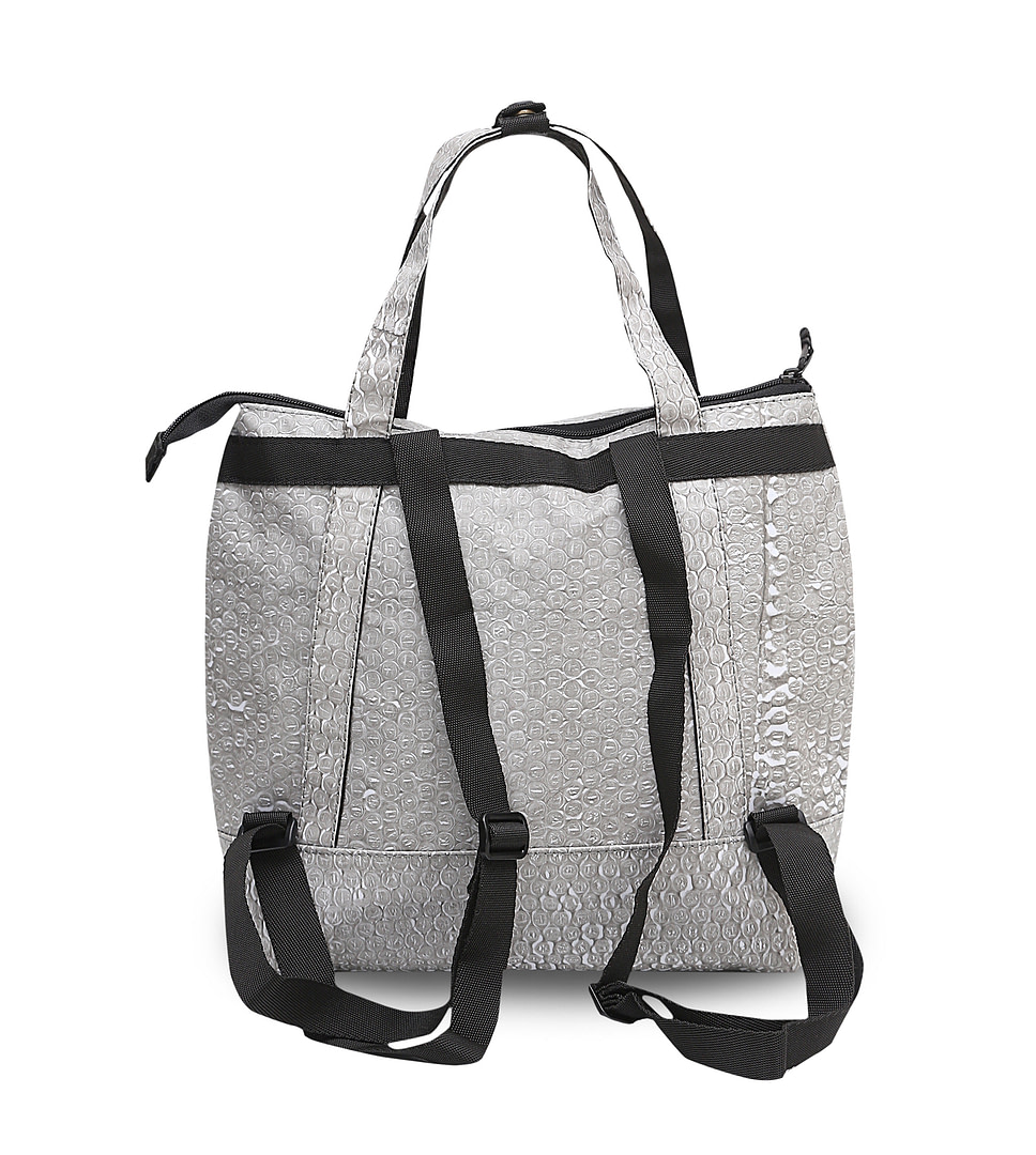 Light Grey RE-Bubbles Backpack & Handbag - Image 2